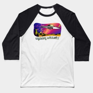 Alien landscape Baseball T-Shirt